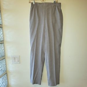 VTG Bend Over grey polyester trousers 14P